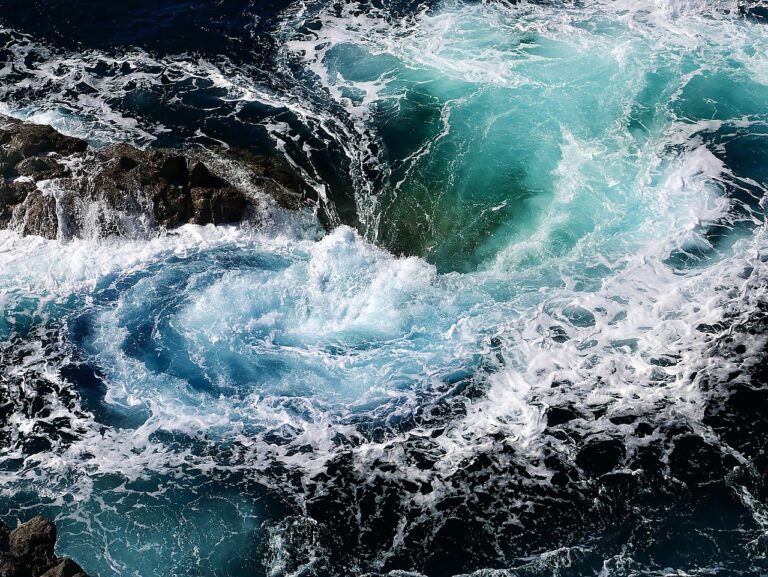 océan et vagues agitées